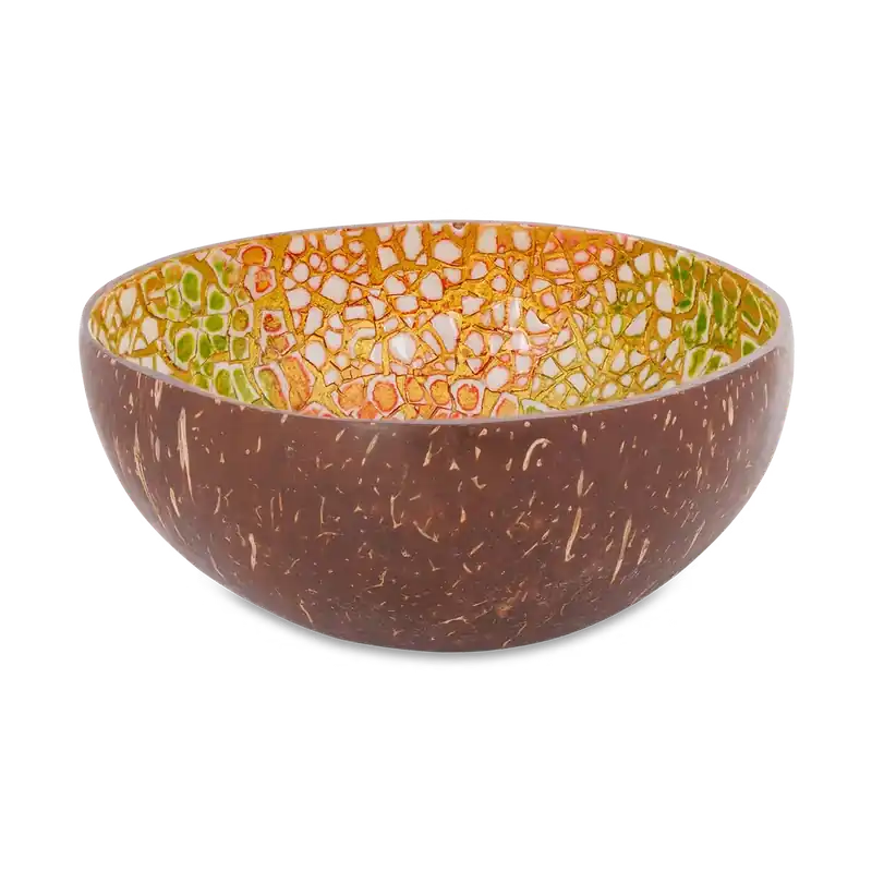 Cocosbowl NOYA Lime Green/Red Eggshel