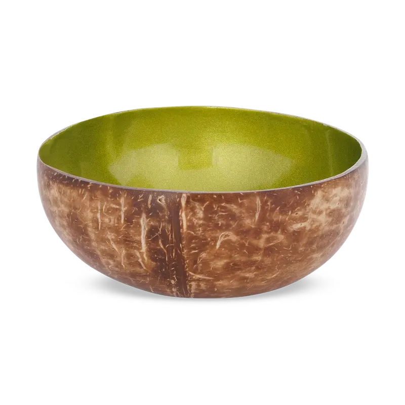 Cocosbowl NOYA Metallic Lime Green Paint