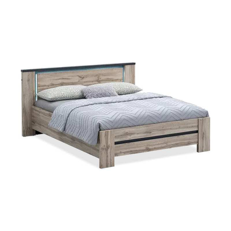 Bed COBALT Canada Oak 160x200