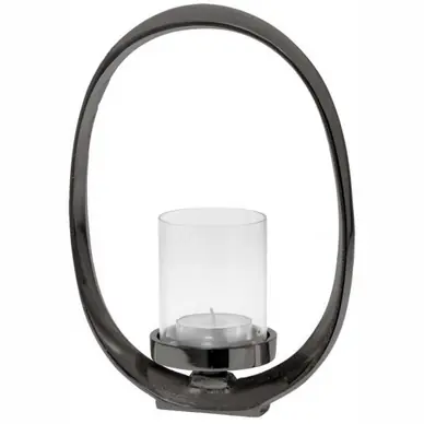 Riverdale Emmy Kandelaar Zwart 31 cm