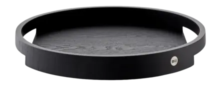 AdHoc Aura Dienblad Ash Wood Black 40 cm