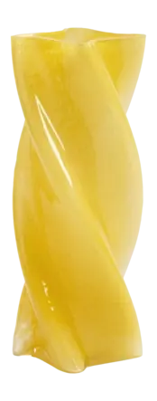 &k amsterdam Marshmallow Vaas - Opaque Yellow