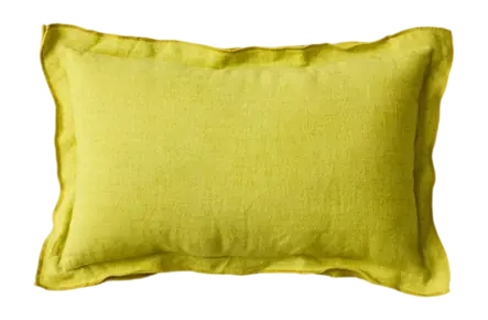 Hkliving Linen Sierkussen 50 x 30 cm - Lemongrass