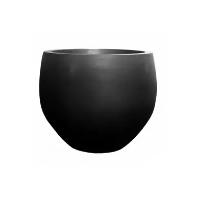 Pottery Pots Natural Jumbo Orb S Bloempot Black 87 x 73 cm