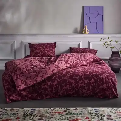 Essenza Imara Dekbedovertrek Burgundy Flanel
