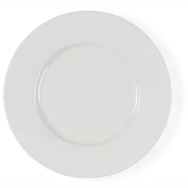 Bitz Porcelain Dessertbord White 22 cm 6-Delig