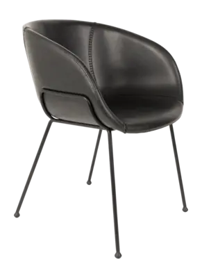 Zuiver Feston Stoel Black Armchair