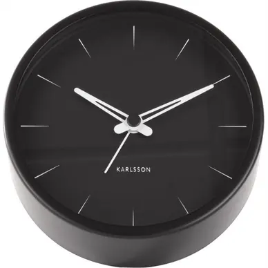 Karlsson Lure Wekker Black Large Steel 11 cm