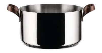 Alessi Edo Kookpan Brown 20 cm