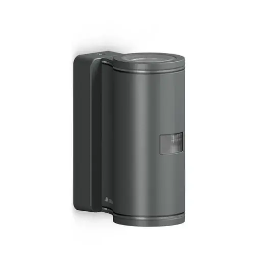 STEINEL buitenwandlamp L940 SC, antraciet, sensor, 2-lamps