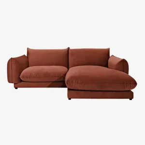 Countess 3-zits bank chaise longue rechts Royal Magnolia