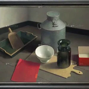 Giclée/reproductie “Stilleven met witte kom” met certificaat