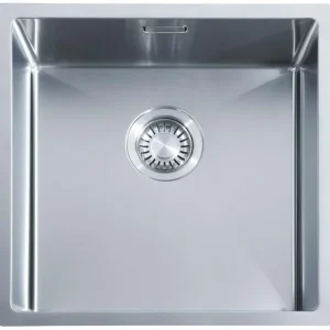 ABK Bingara 40fvi rvs spoelbak 40x40cm vlakinbouw onderbouw en opbouw BIN40FVI